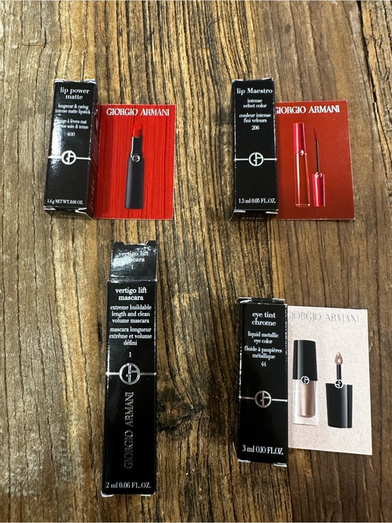 Giorgio Armani Other - Giorgio Armani Lip Set Featuring Bold Red Shades